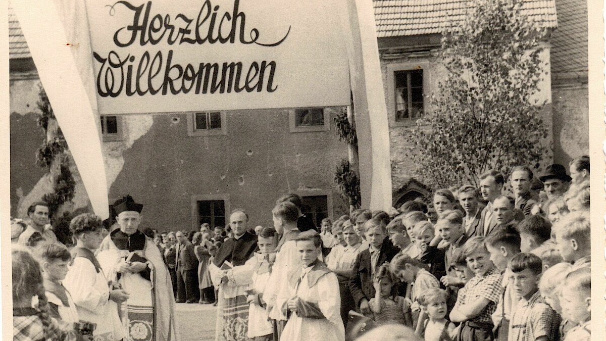 Blick ins Archiv: Firmung 1950 in Weilmünster