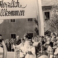 Blick ins Archiv: Firmung 1950 in Weilmünster