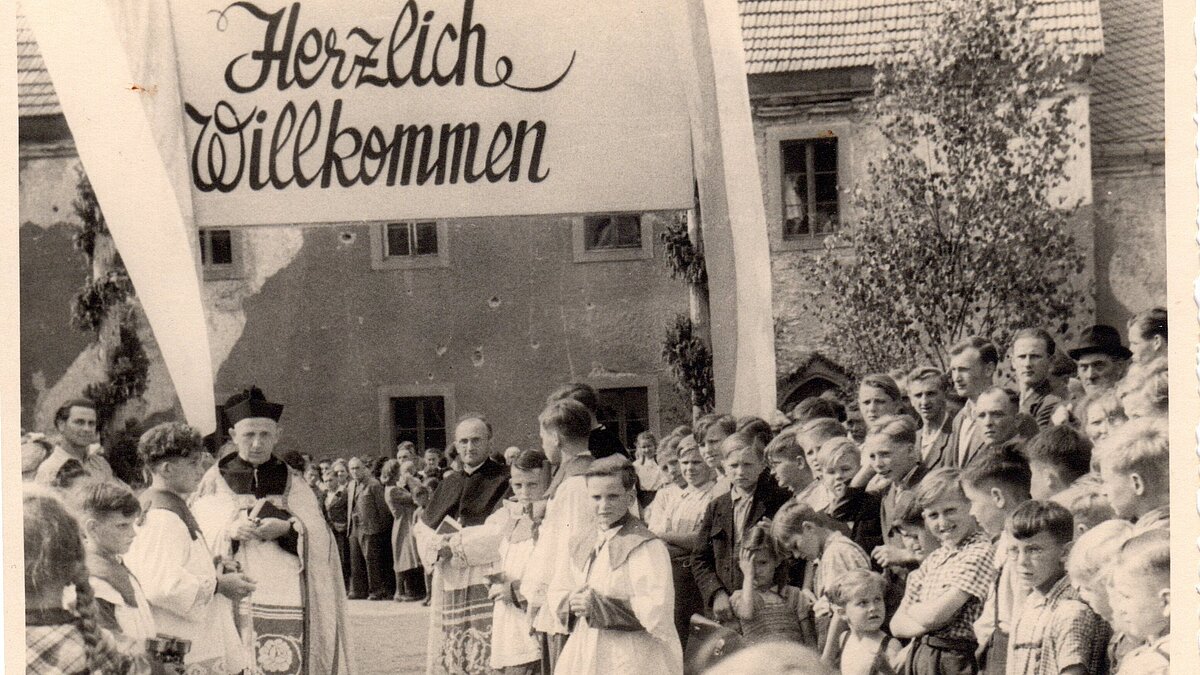 Blick ins Archiv: Firmung 1950 in Weilmünster