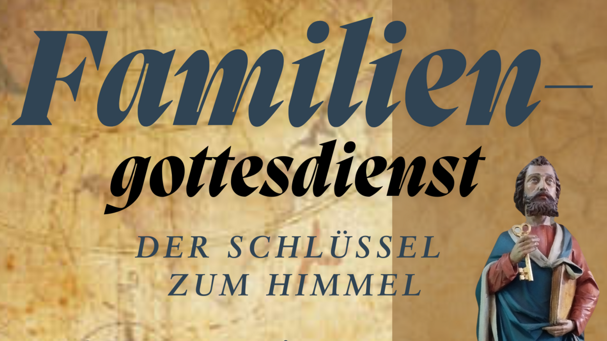 Familiengottesdienst am 29.6. zum Hochfest Peter und Paul