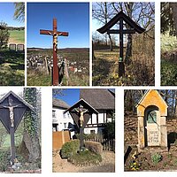 In unserem Kirchort Winkels stehen viele Wegkreuze